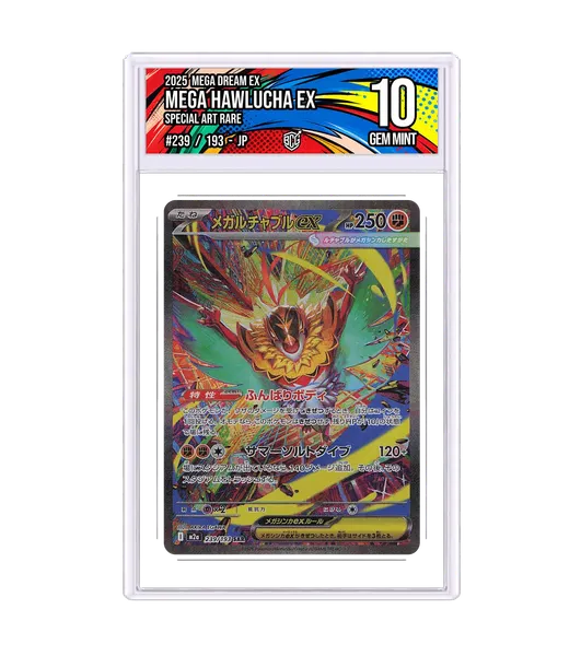 Mega Hawlucha ex 239/193 · BCG 10 Gem Mint