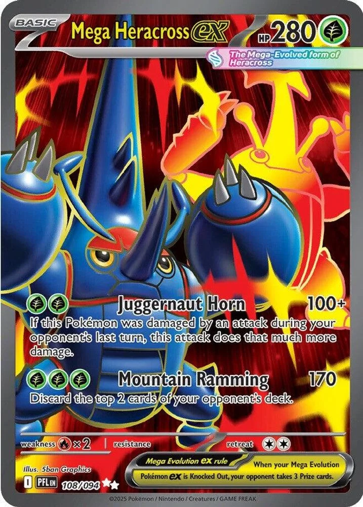 Mega Heracross ex 108/094 — front