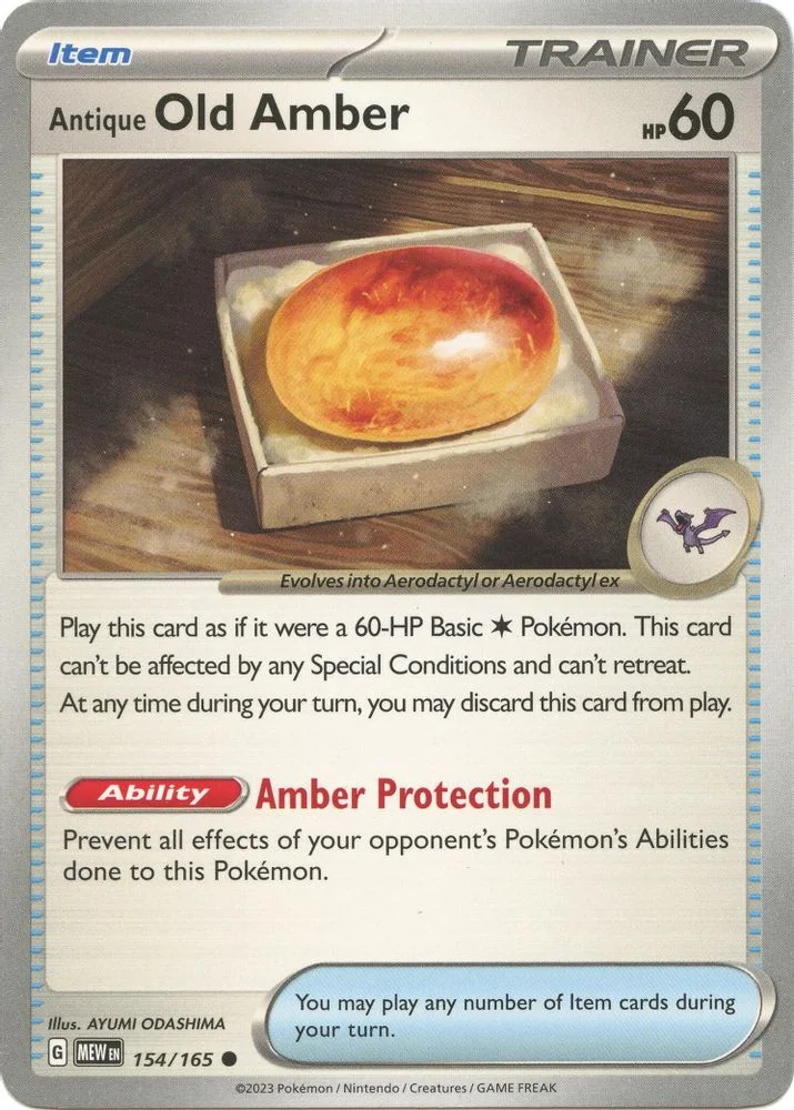 Antique Old Amber 154/165 — front