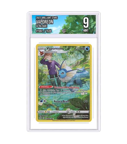 Vaporeon TG02/TG30 · BCG 9 Mint