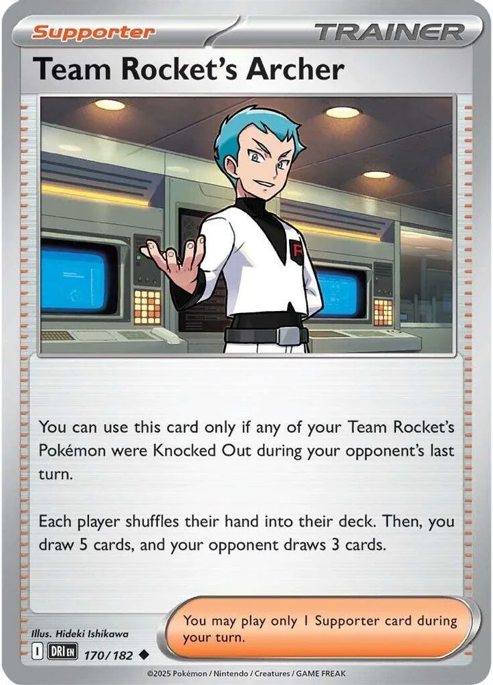 Team Rocket's Archer 170/182 — front