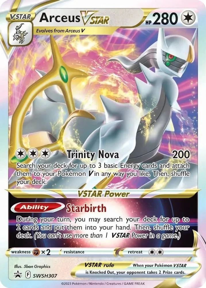 Arceus VSTAR - SWSH307 — front