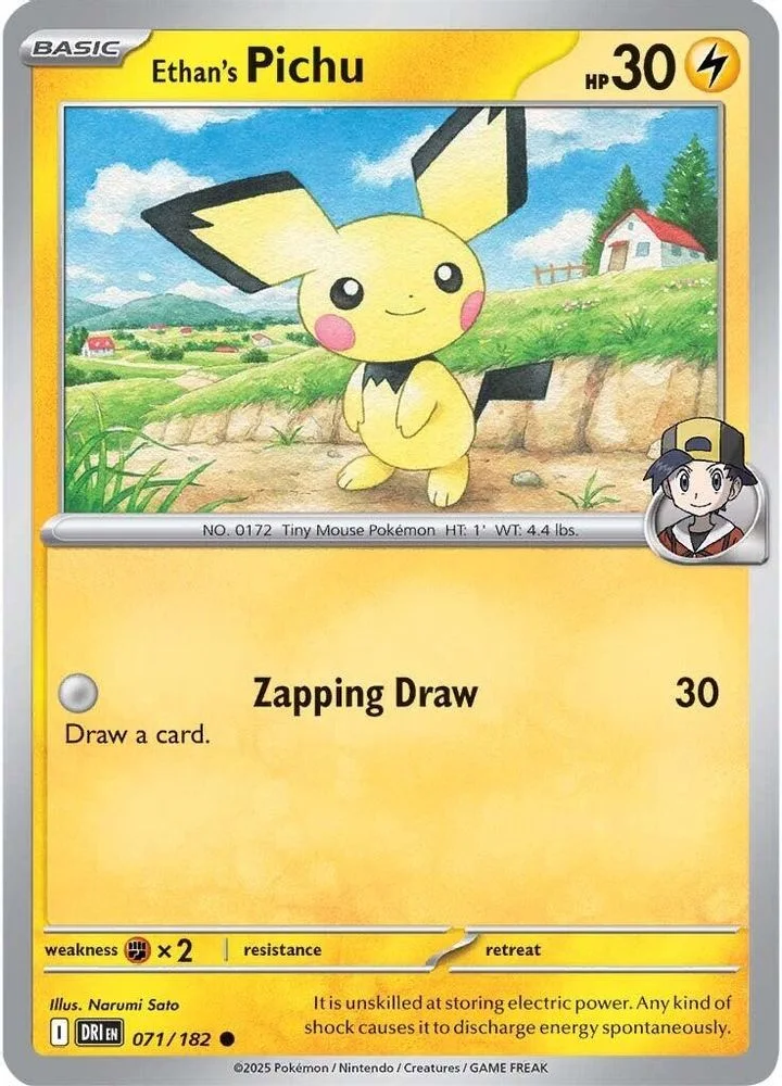 Ethan's Pichu 071/182 — front