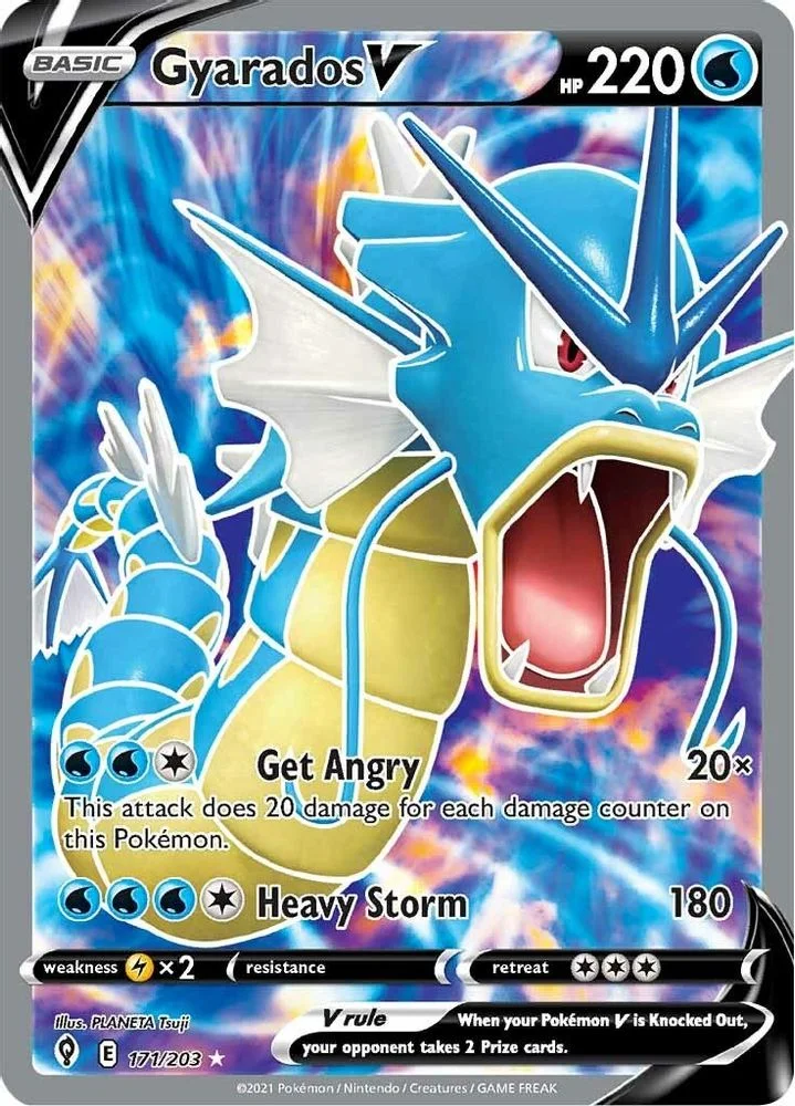 Gyarados V 171/203 (Full Art) — front
