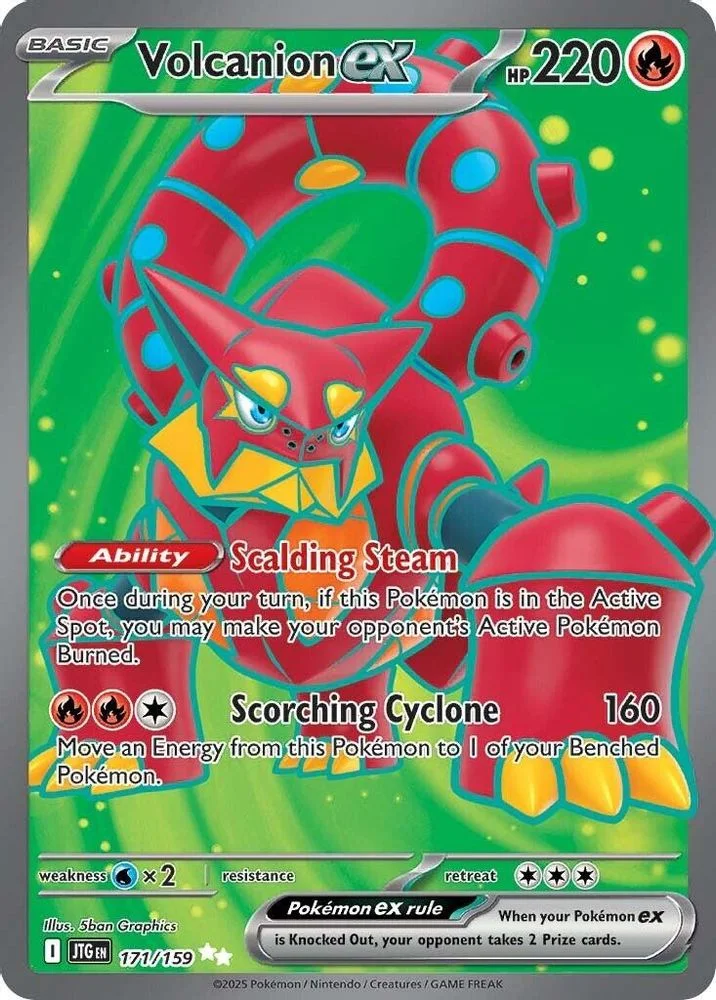 Volcanion ex 171/159 — front