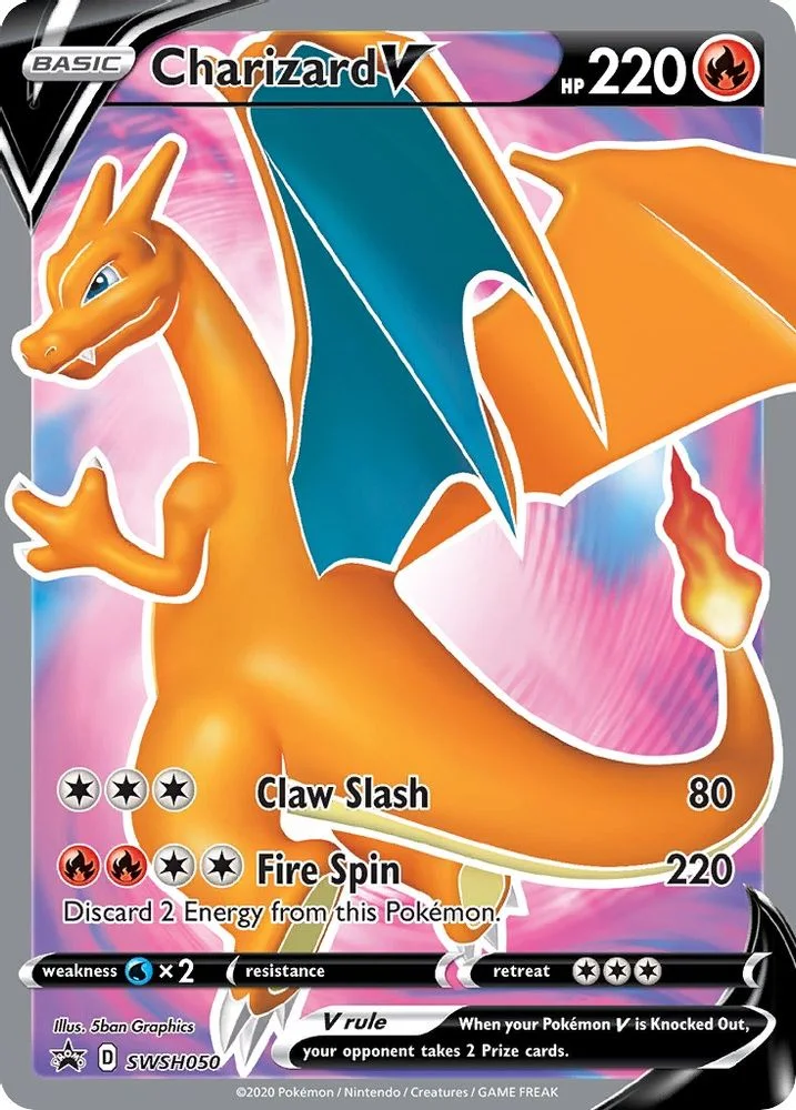 Charizard V - SWSH050 — front