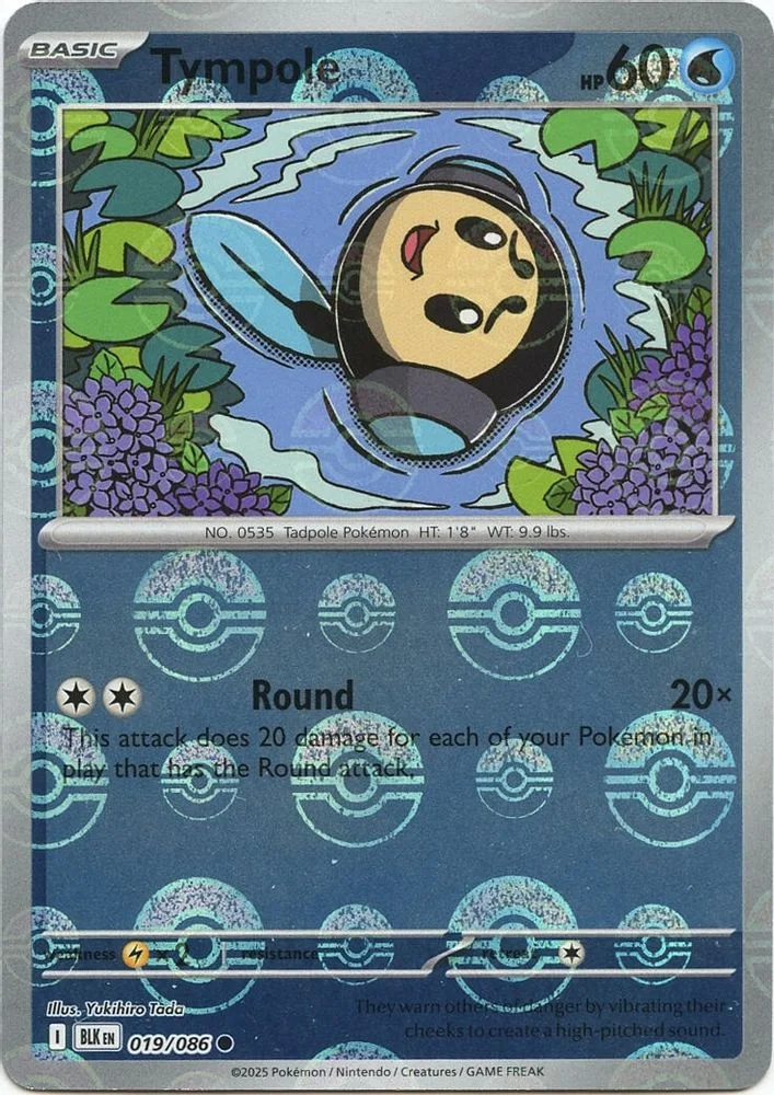 Tympole 019/086 (Poke Ball Pattern) — front