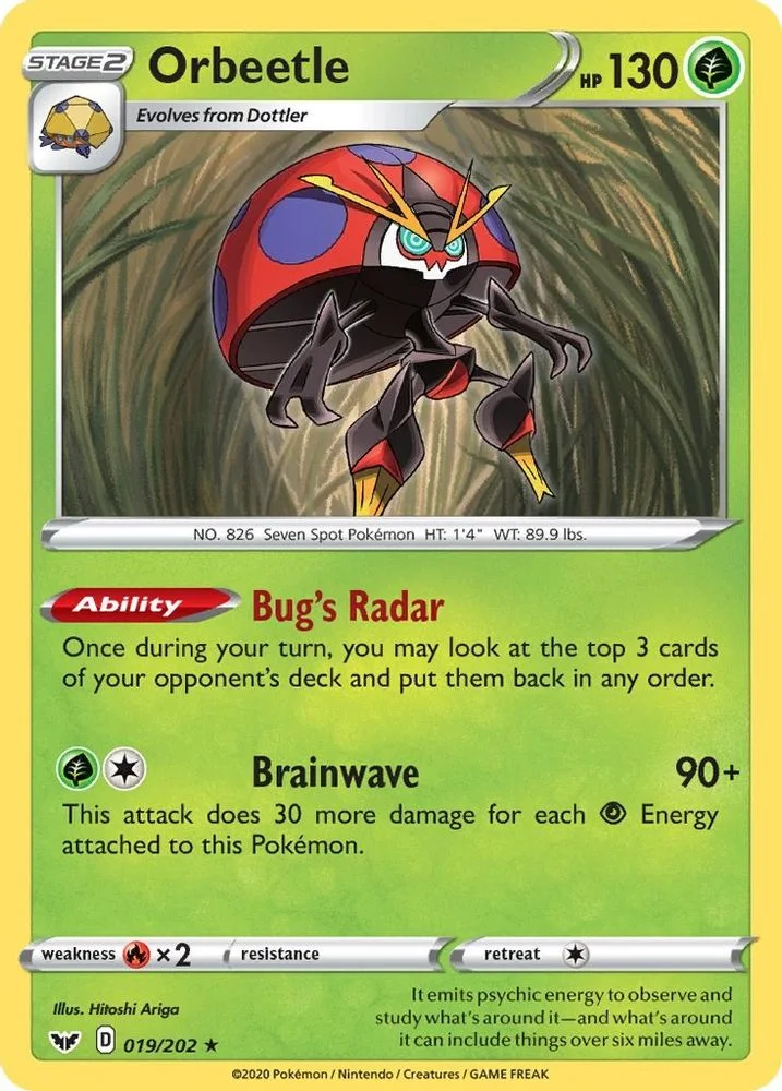 Orbeetle 019/202 — front