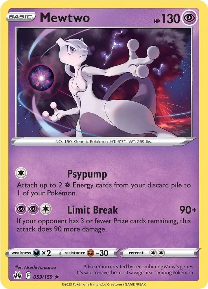 Mewtwo 059/159 — front