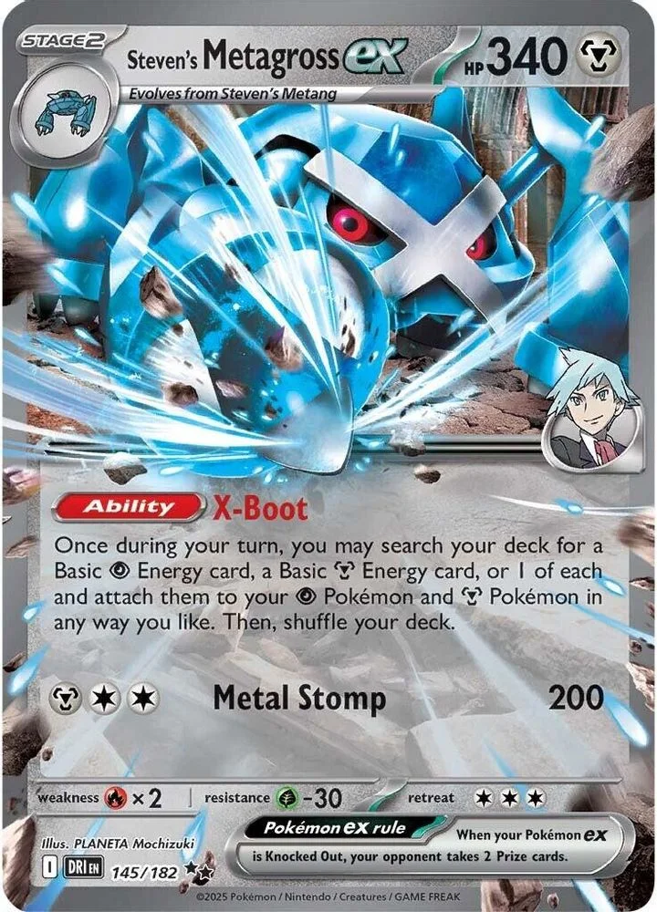 Steven's Metagross ex 145/182 — front
