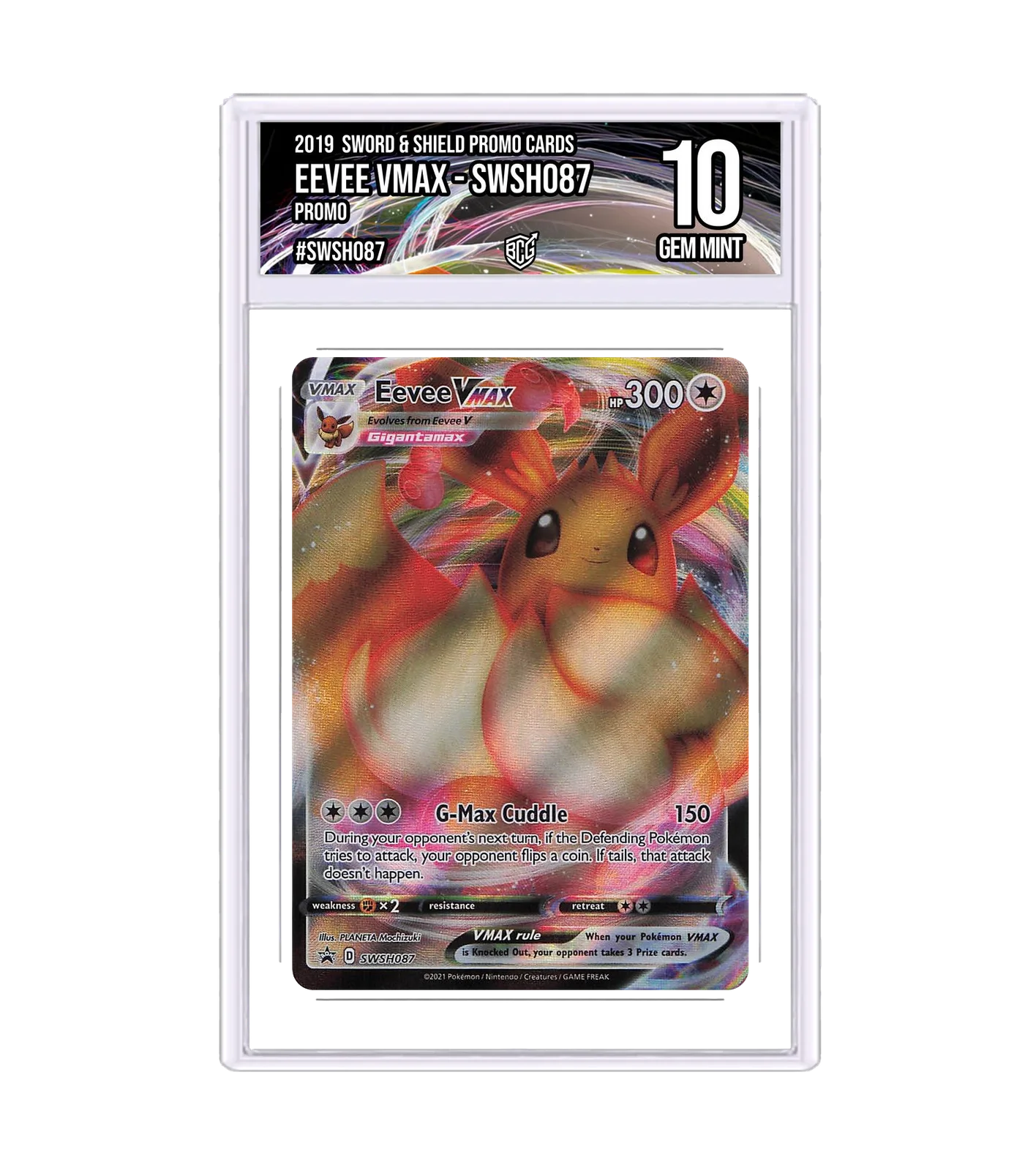 Eevee VMAX - SWSH087 SWSH087 · BCG 10 Gem Mint — front