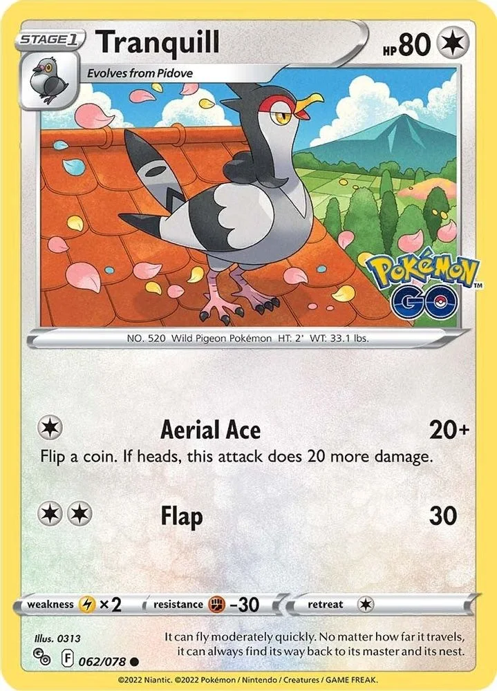 Tranquill 062/078 — front