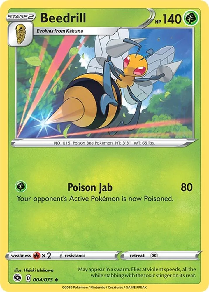 Beedrill 04/73 — front