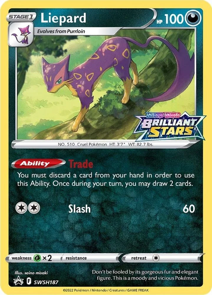 Liepard - SWSH187 — front