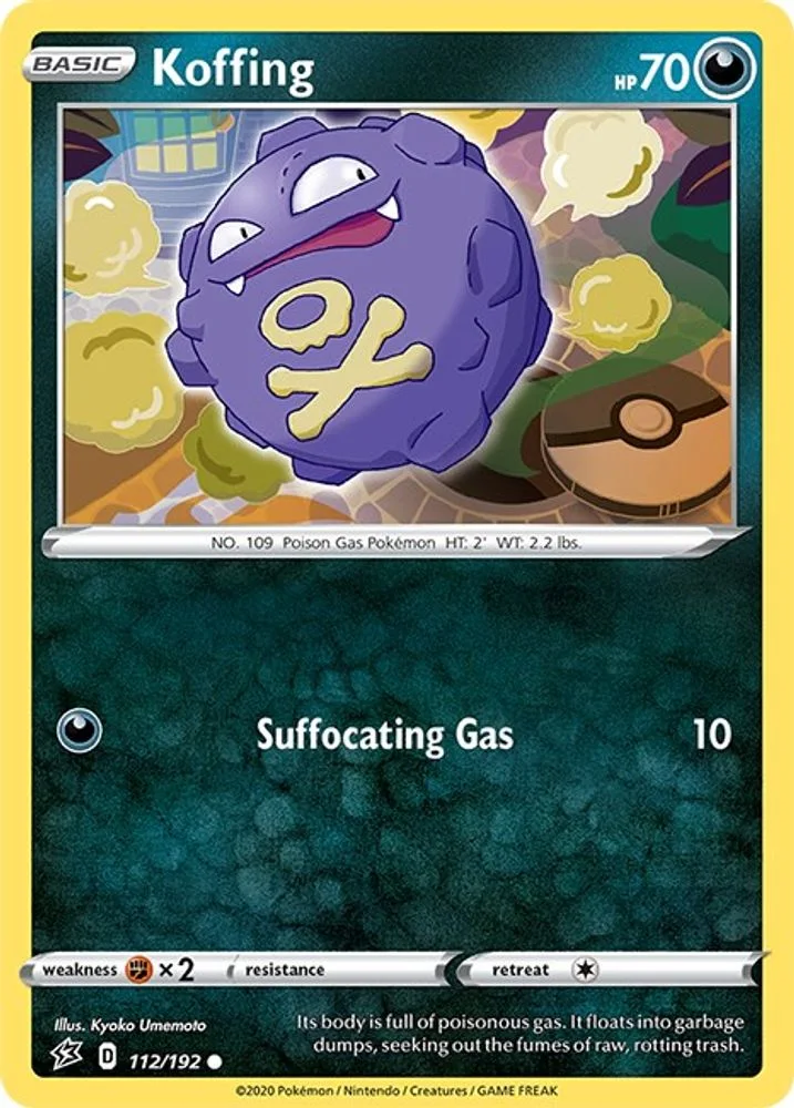 Koffing 112/192 — front
