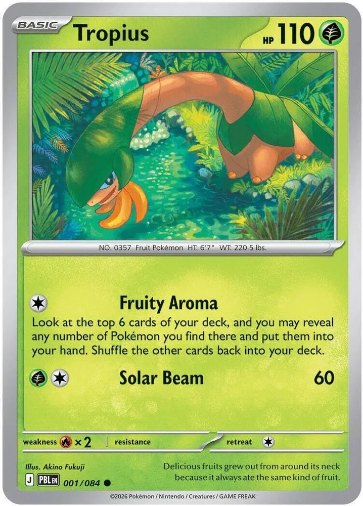 Tropius 001/084 — front