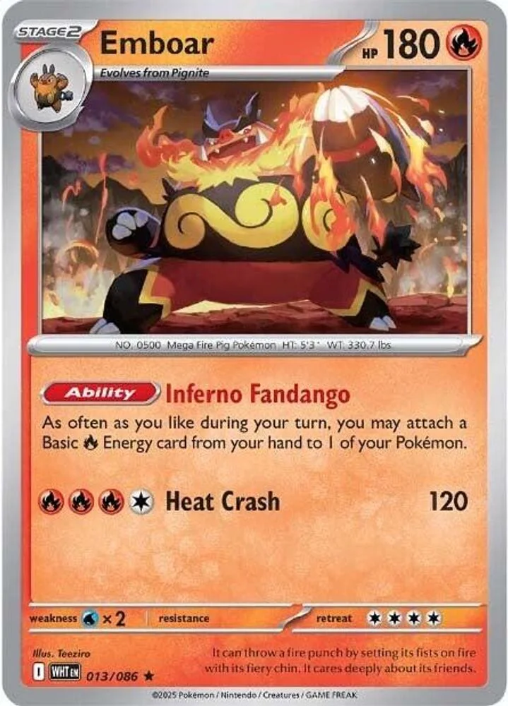Emboar 013/086 — front
