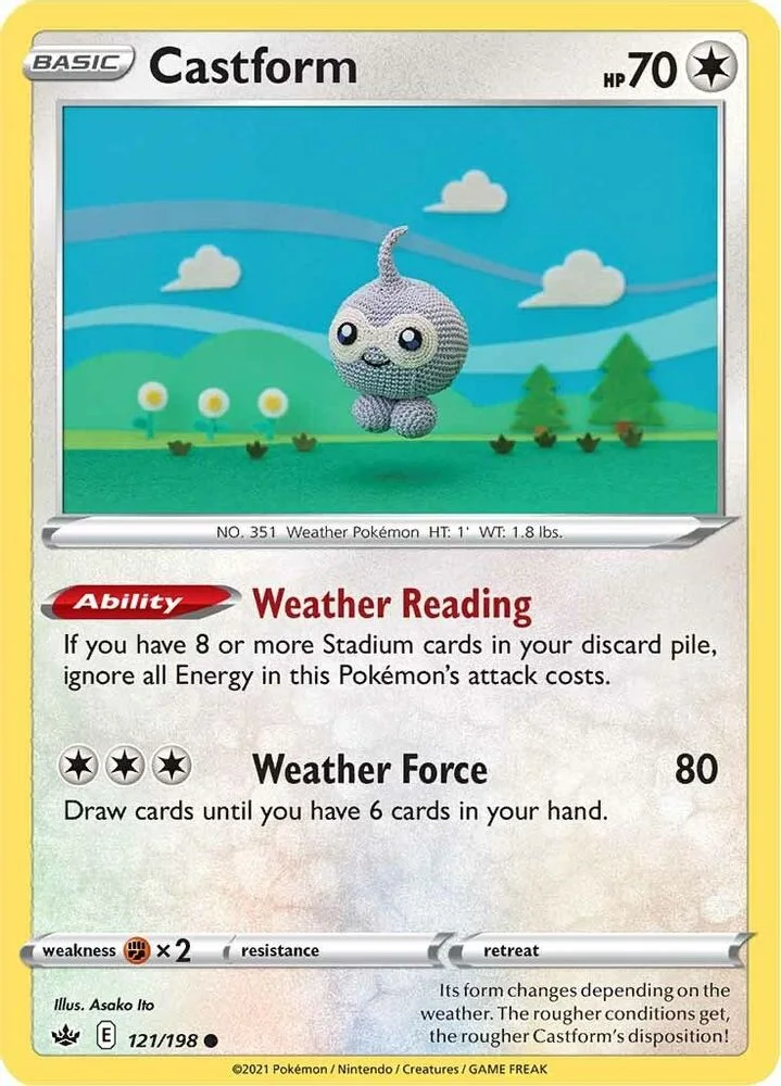 Castform 121/198 — front