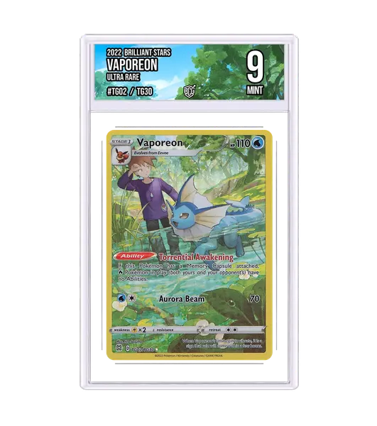 Vaporeon TG02/TG30 · BCG 9 Mint