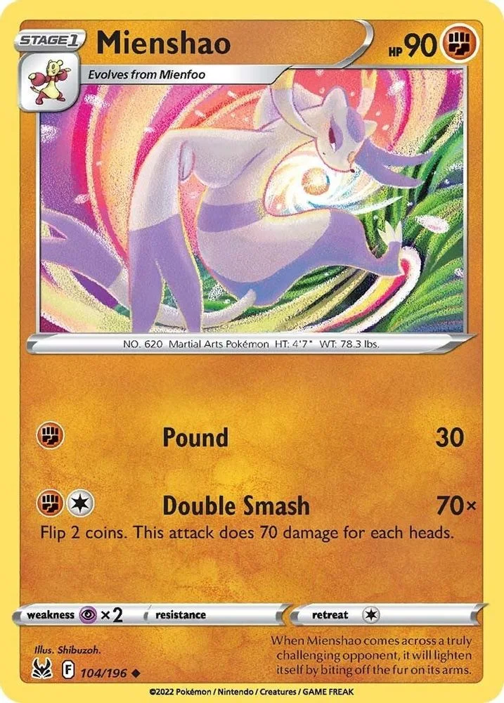 Mienshao 104/196 — front