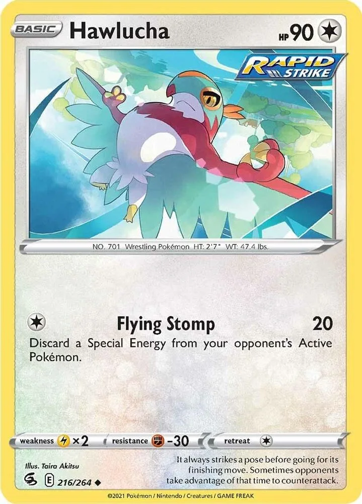 Hawlucha 216/264 — front