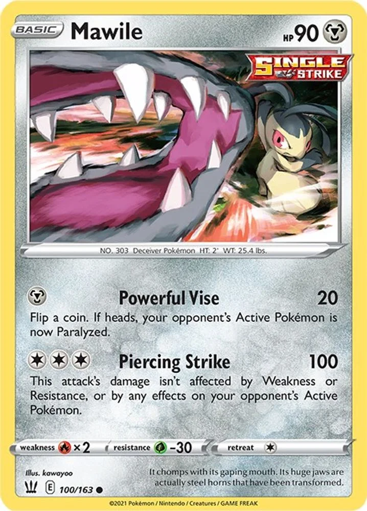Mawile 100/163 — front