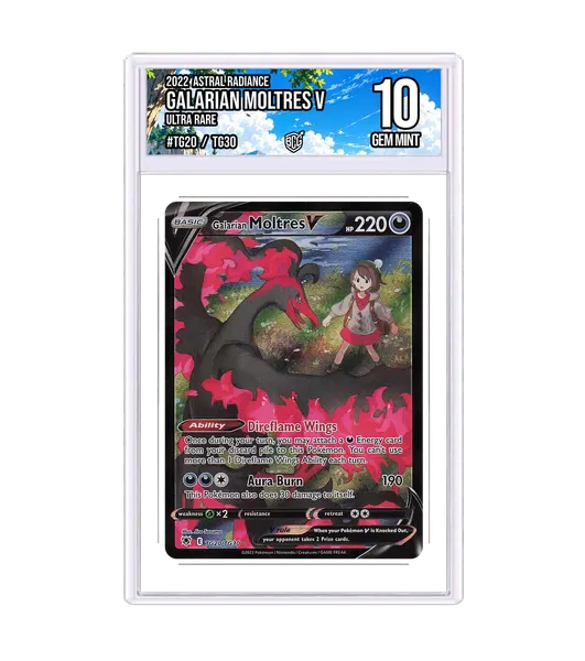 Galarian Moltres V TG20/TG30 · BCG 10 Gem Mint