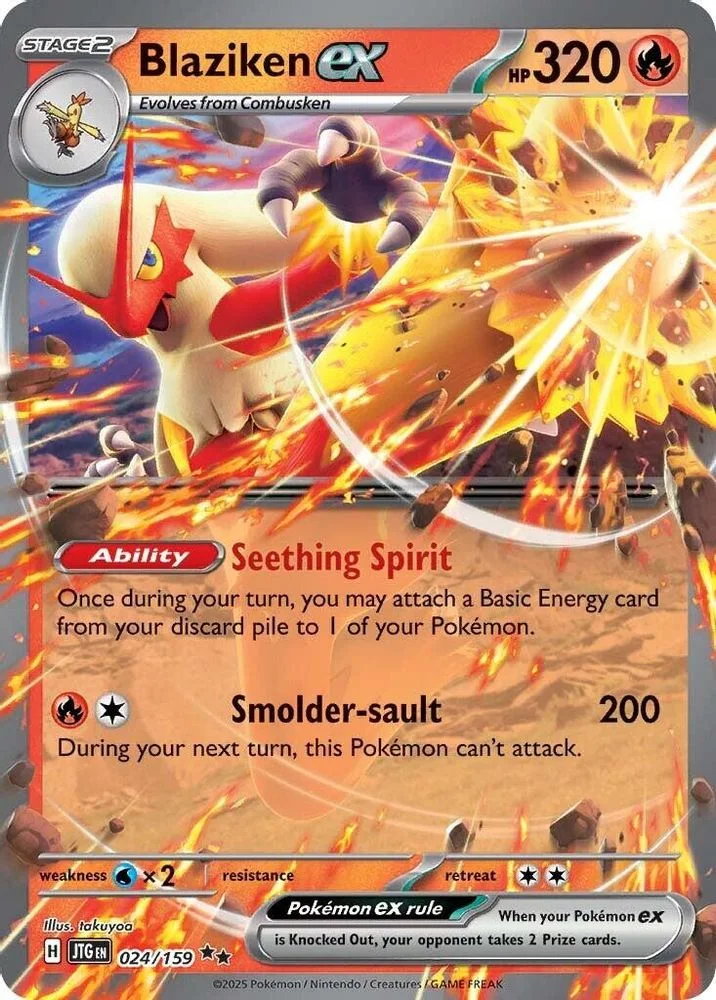 Blaziken ex 024/159 — front