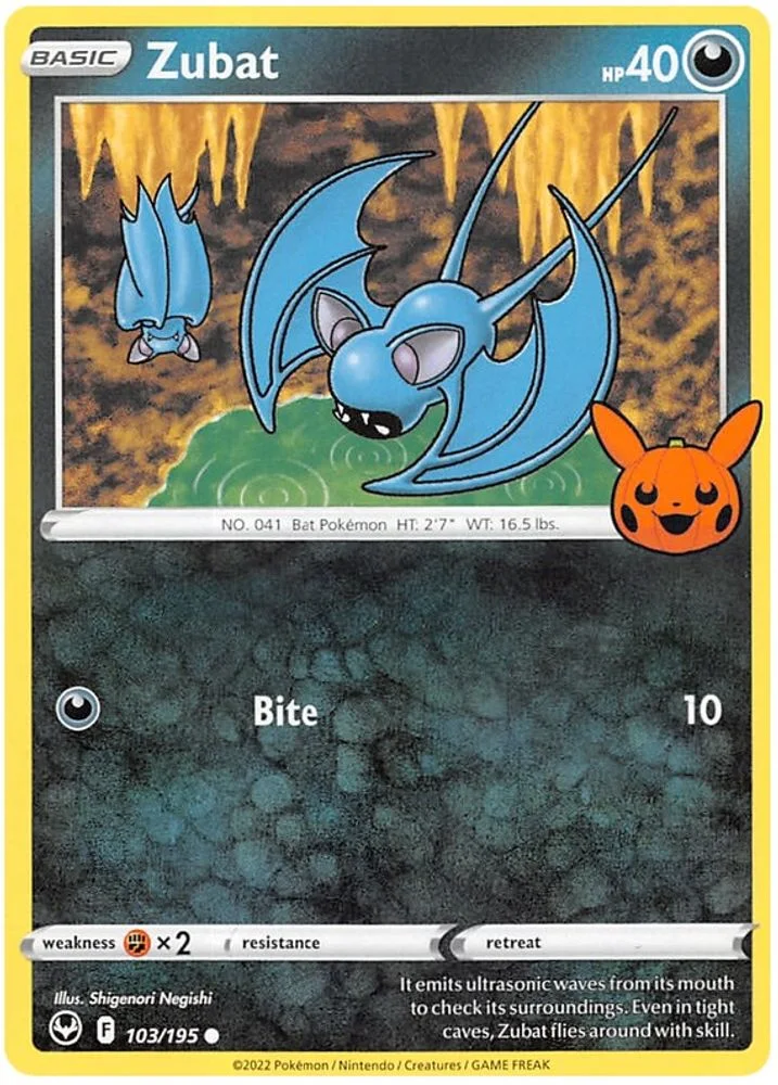 Zubat 103/195 — front