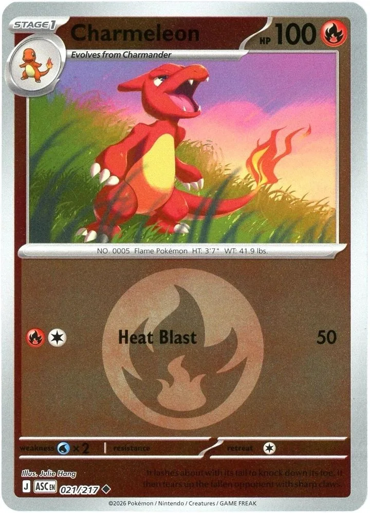 Charmeleon 021/217 (Energy Symbol Pattern) — front
