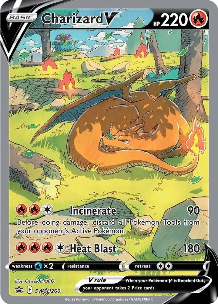Charizard V - SWSH260 — front