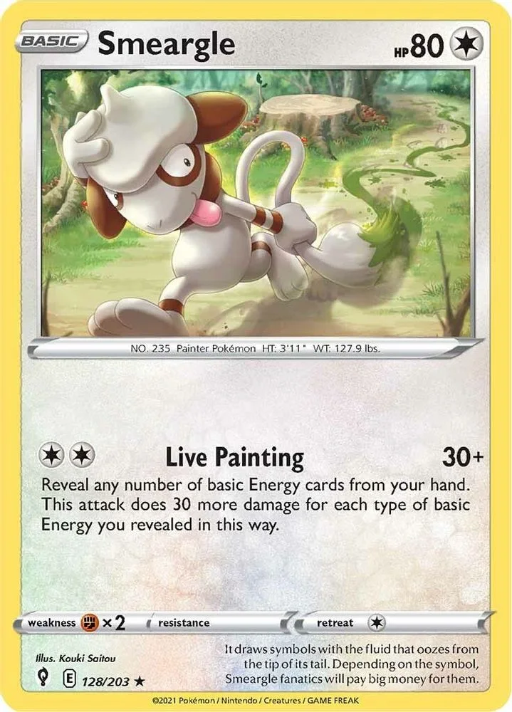 Smeargle 128/203 — front