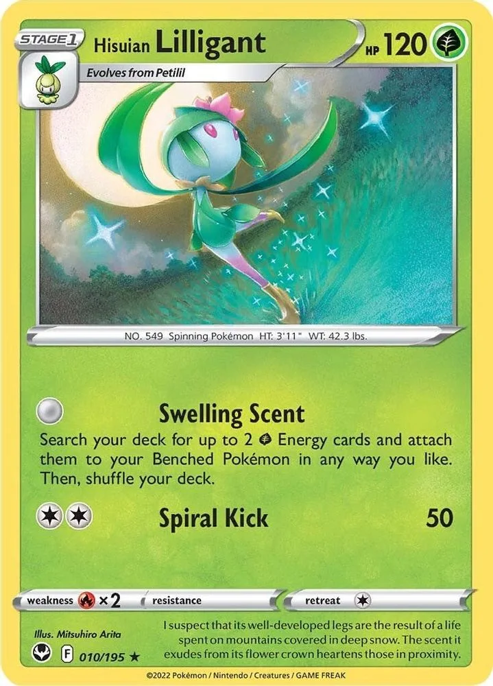 Hisuian Lilligant 010/195 — front
