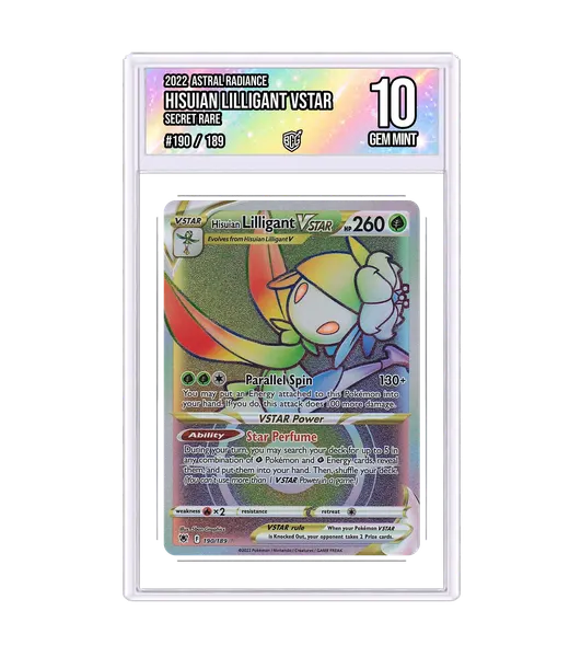 Hisuian Lilligant VSTAR 190/189 · BCG 10 Gem Mint