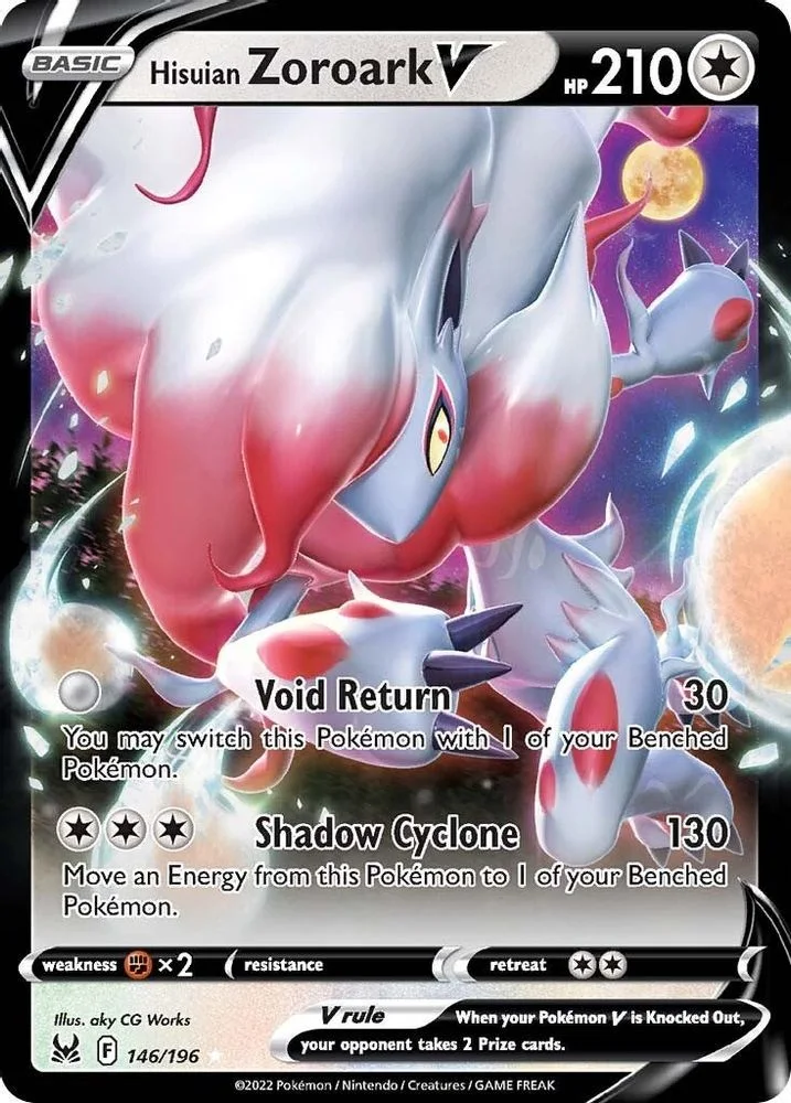 Hisuian Zoroark V 146/196 — front