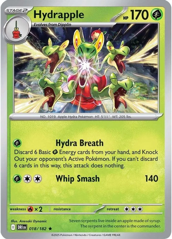 Hydrapple 018/182 — front