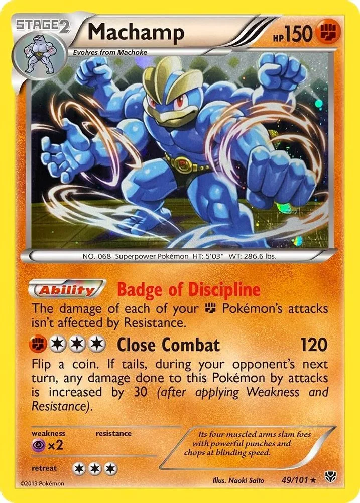 Machamp 049/101 (Cosmos Holo) — front
