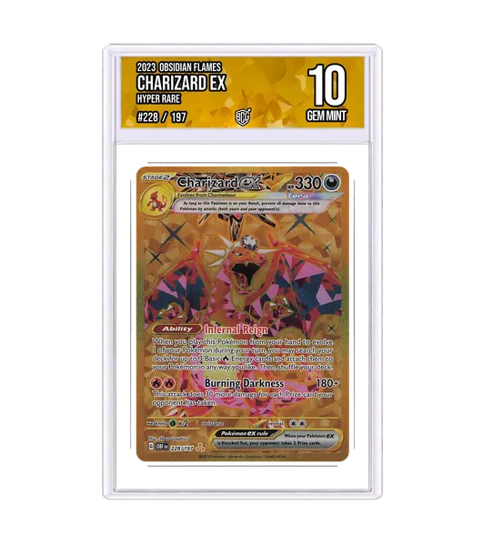 Charizard ex 228/197 · BCG 10 Gem Mint