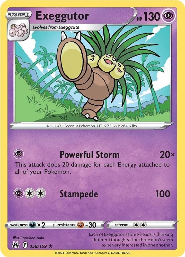 Exeggutor 058/159 — front