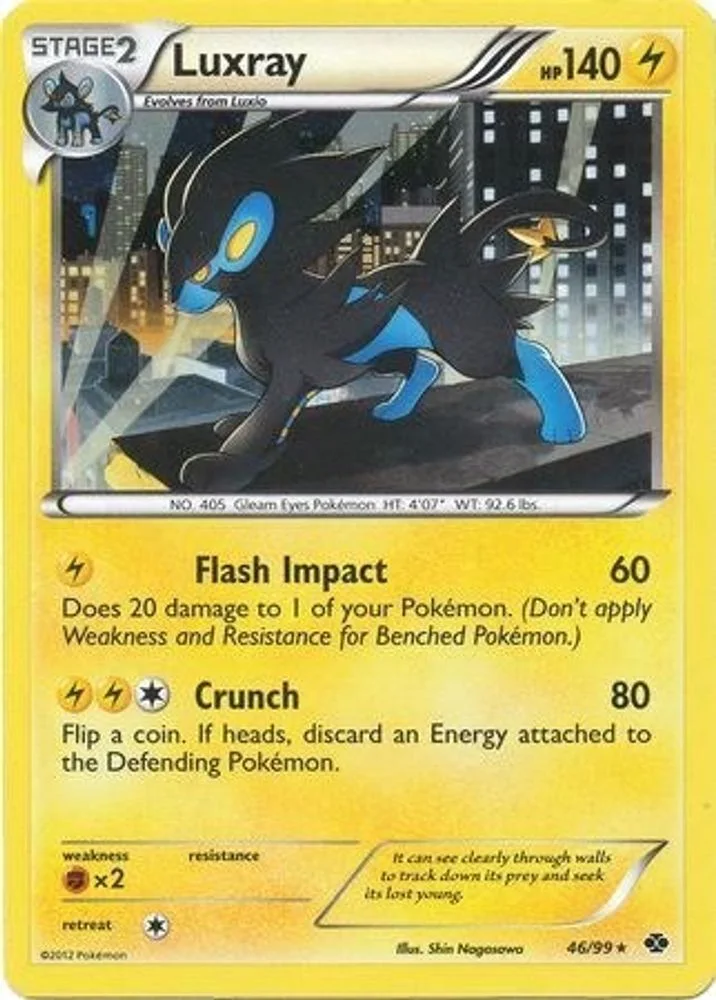 Luxray 046/099 (Cosmos Holo) — front