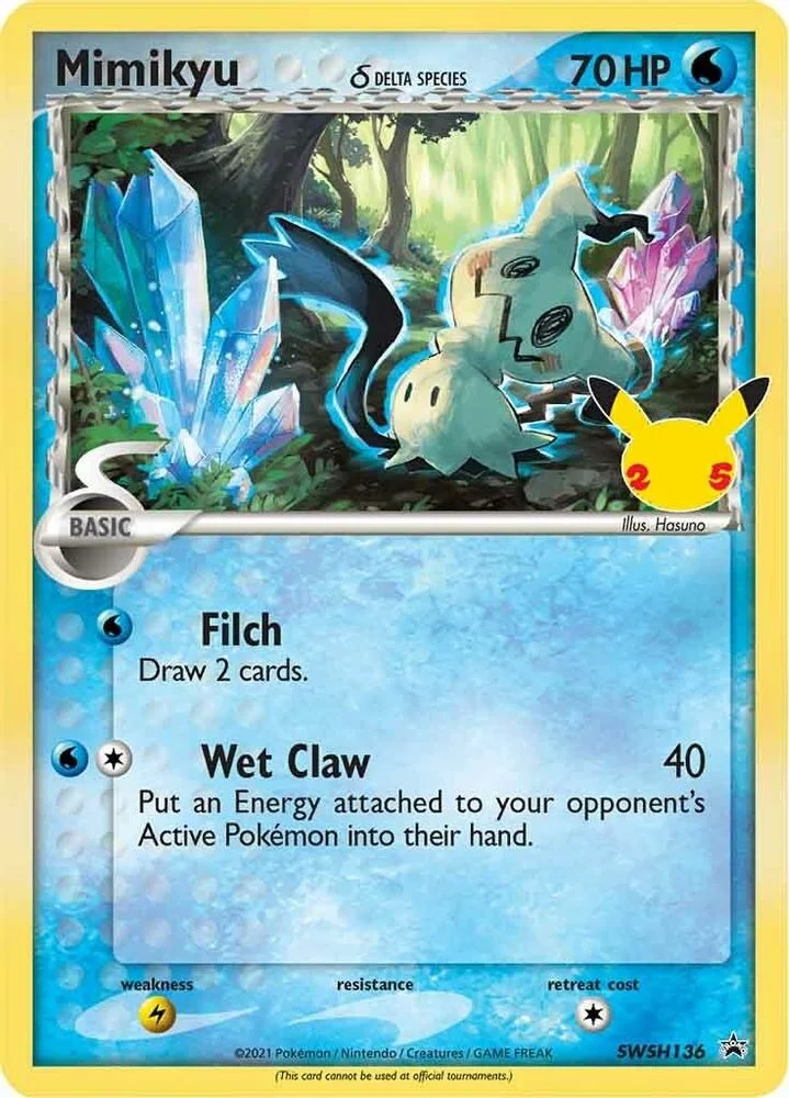Mimikyu (Delta Species) - SWSH136 — front