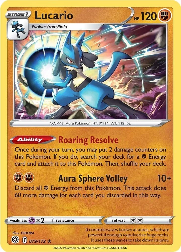 Lucario 079/172 — front