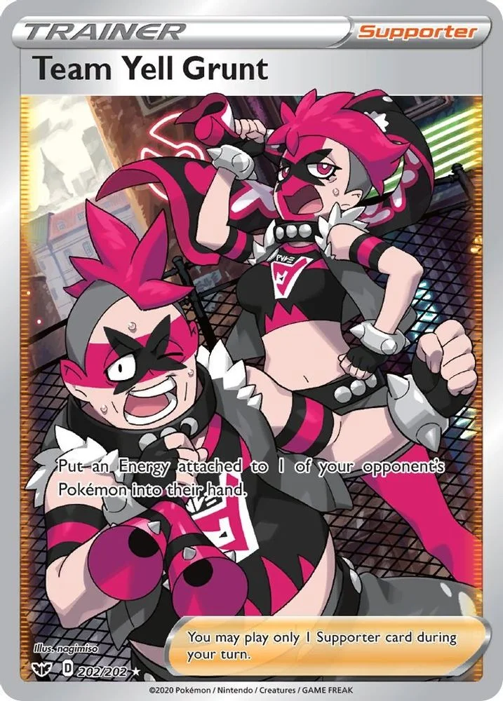 Team Yell Grunt 202/202 (Full Art) — front
